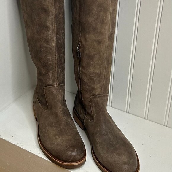 Kork-Ease Womens Suede Round Toe Knee-High Boots Size 6.5 - Picture 2 of 8